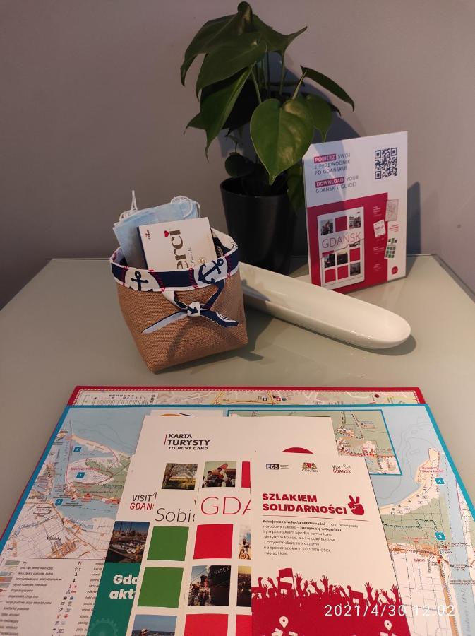 Przytulny Apartament, 2 Pokoje Nad Morzem Apartment Gdansk Bagian luar foto